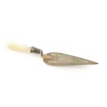 Novelty silver bookmark in the form of a trowel