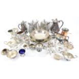 Quantity of silver plated items