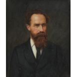 English School, c. 1900, portrait of a bearded gentleman, possibly A. Courtney Williams,