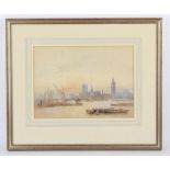 Frederick Edward Joseph Goff (British, 1855-1931), 'Westminster', watercolour, signed and titled