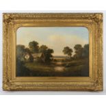 Follower of John Constable (British, 1776-1837), 'Near Alton, Suffolk', oil on canvas, unsigned, 45.