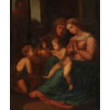 Italian School 'Madonna of the Divine Love' after  Raphael. Depicting the Saint Mary with the baby