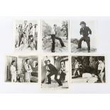 James Bond - Six original black and white promotional press photographs from the 1970's,