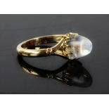 9 carat gold moonstone ring 2.68 grams. Boxed