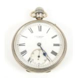 JW Benson 58 and 60 Ludgate Hill London, free movement silver pocket watch to HRH The Prince of