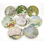 Set of 12 Franklin Porcelain Japanese collectors plates