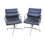 Charles and Ray Eames for Vitra (American, 1907-1978/1912-1988), a pair of EA 108 chairs,