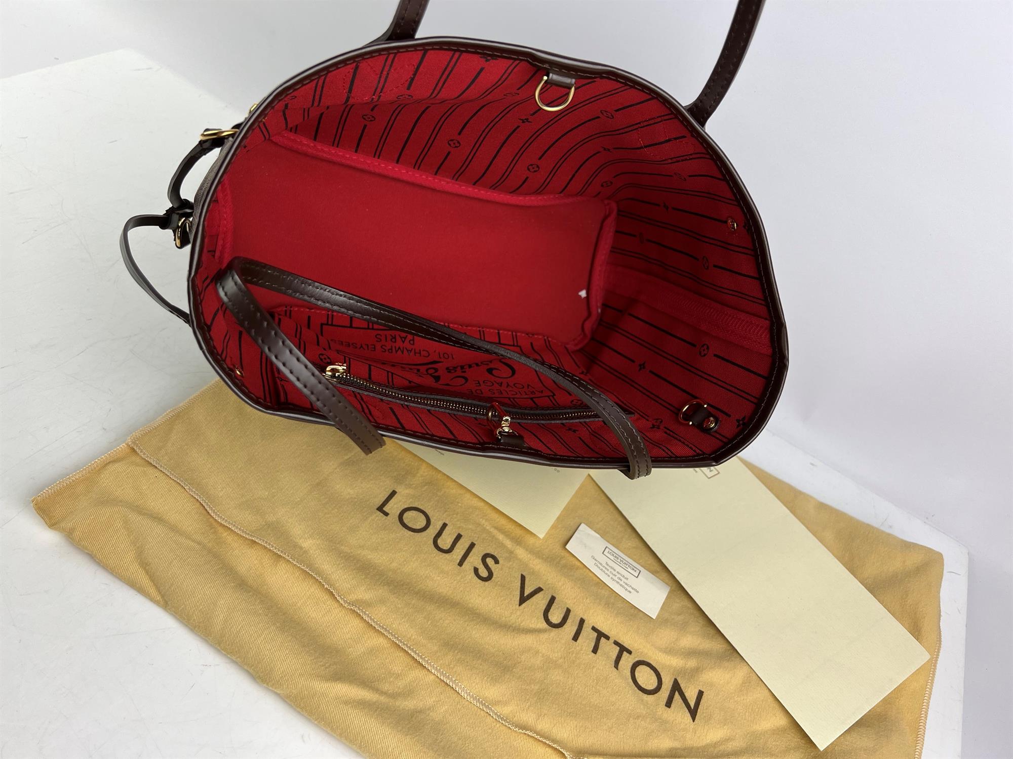 LOUIS VUITTON "NEVERFULL" N51109 Damier Ebene (Medium) tote/shoulder handbag. Coated fabric, - Image 2 of 4