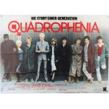 The Who - Quadrophenia German A0 film poster, folded, 33 x 46 inches.