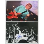 Music Autographs - Nick Mason of Pink Floyd and Bill Wyman of The Rolling Stones,