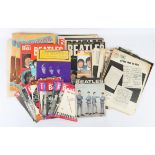 The Beatles - Collection of items including Reveille Special poster, Beatles Monthly, magazines,