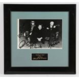 Mike and the Mechanics - A signed 10 x 8 inch press photograph, framed, 39 x 38 cm.
