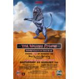 Rolling Stones Bridges To Babylon (1998) Tour poster from 1998, rolled, 40 x 60 inches.