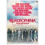 The Who - Quadrophenia (1979) German A1 film poster, folded, 23 x 33 inches.