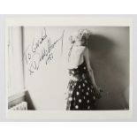 Debbie Harry - A signed 10 x 8 inch black and white photograph. Provenance: From the collection of