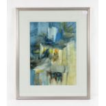 Frederick Donald Blake (1908-1997) abstract with figures, watercolour, signed, 46cm x 34cm