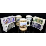 Royal Doulton " Anniversary " Commemorative tankards(12), limited edition, including the successful