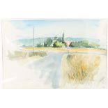 Albany Wiseman (1930-2021), 'Les Bassacs, Provence', 1994, watercolour, signed lower left,