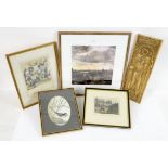 Mixed lot, pictures and prints, framed and glazed (14)