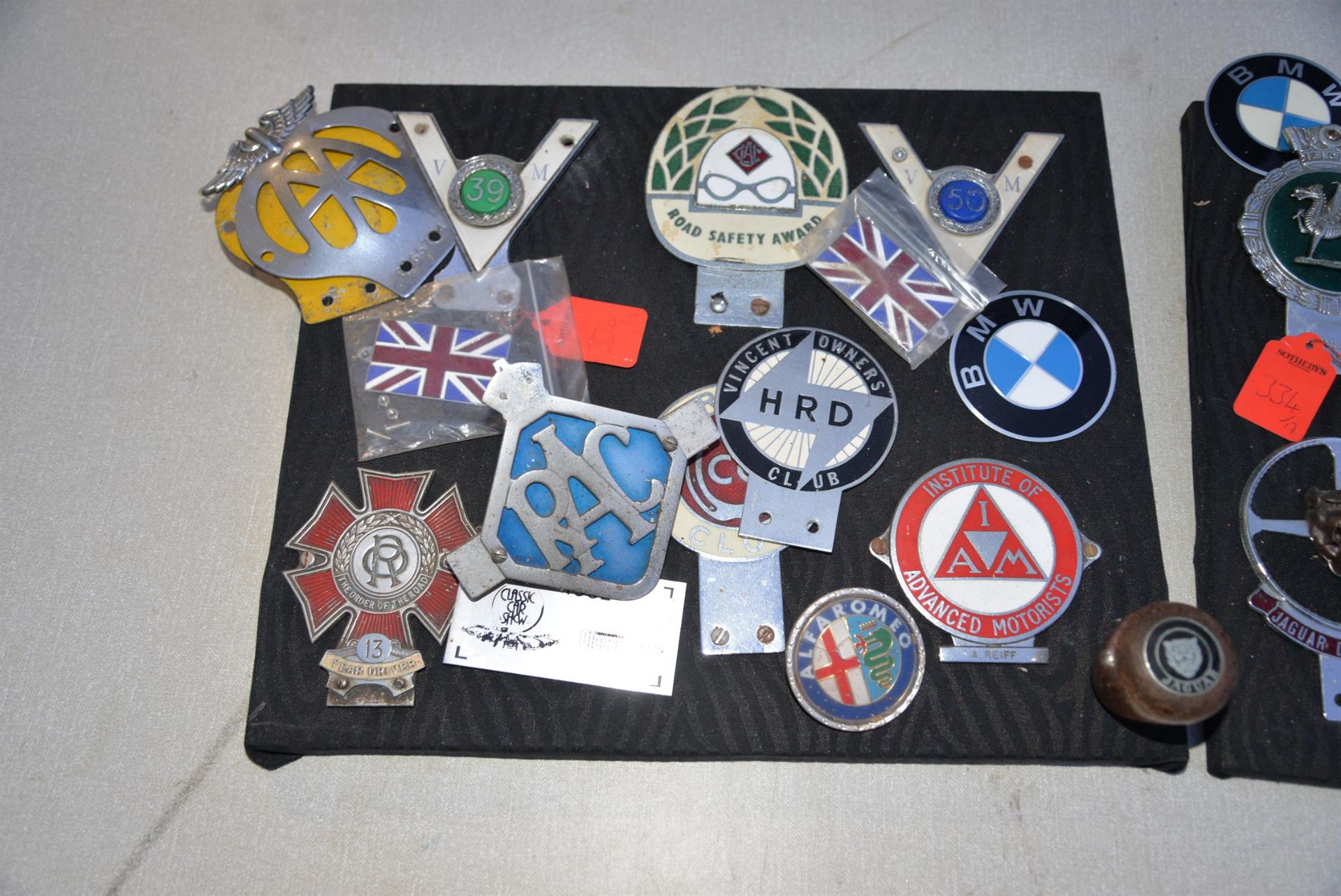 A selection of Vintage car badges including Austin Healey. - Image 2 of 3