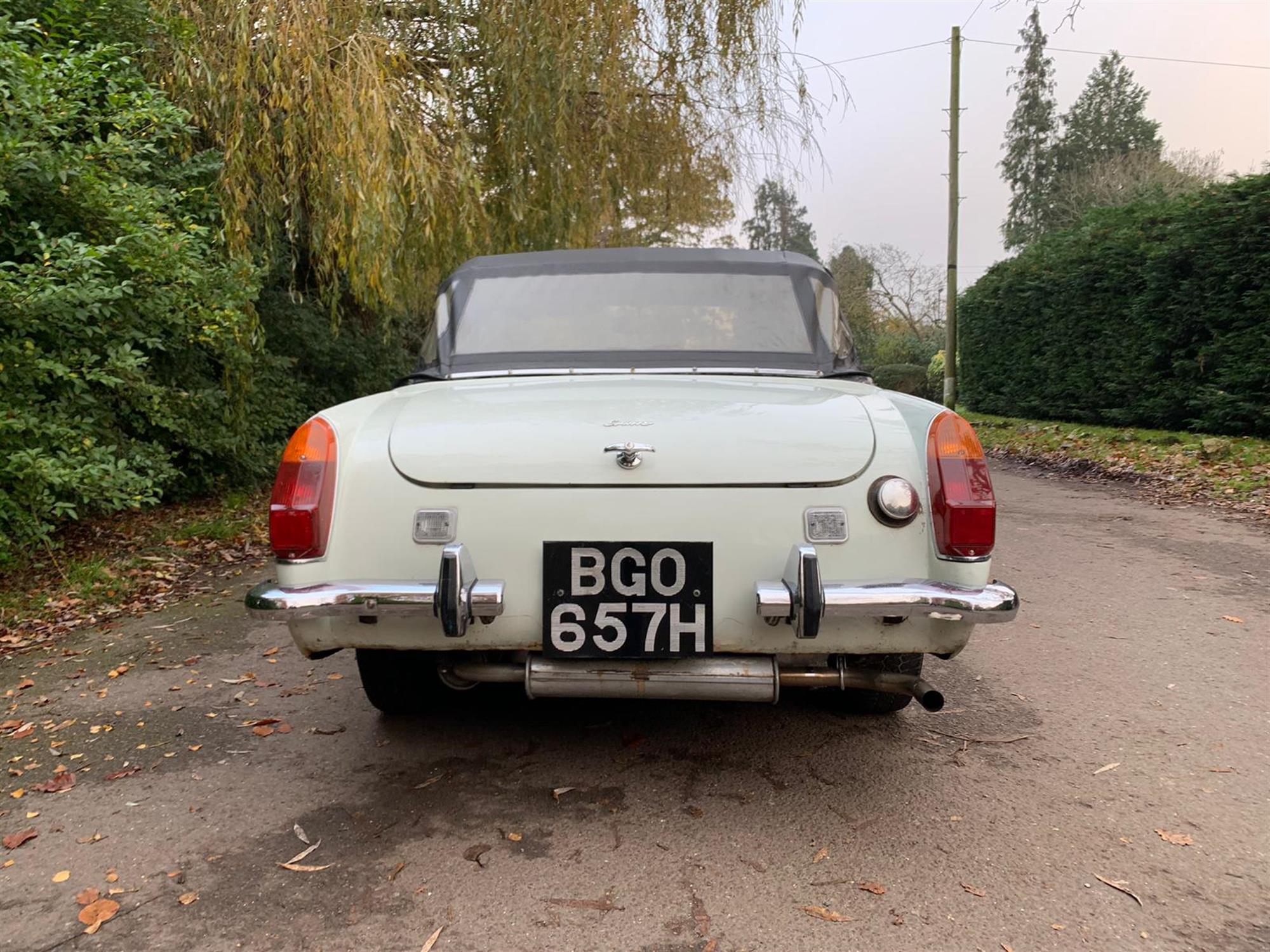 Austin Healey Sprite MkIV 1970 (H registration), one of only 1,411 of this style with rear quarter - Image 5 of 12