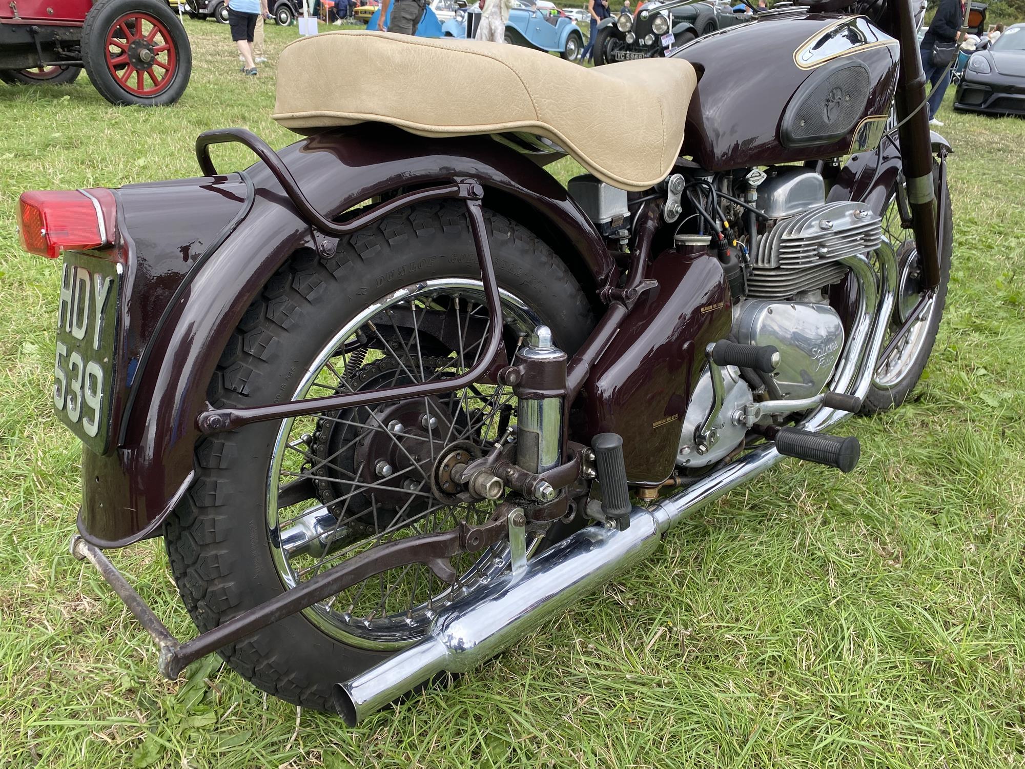 1955 Ariel 997 cc Square Four Mark 2 Motorbike. Registration: HDY 539. Mileage: 78, - Image 9 of 11