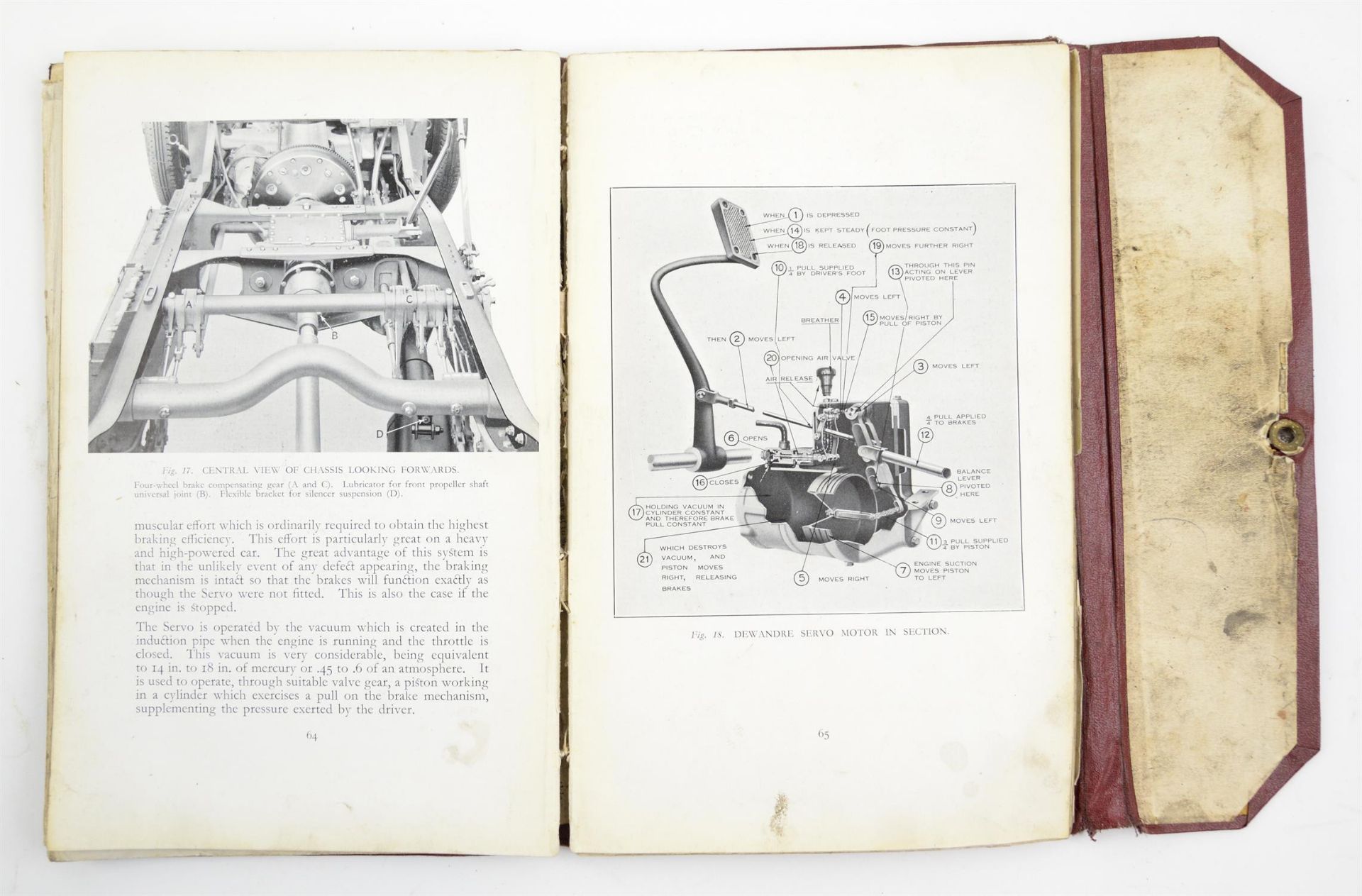A Bentley Speed Six Instruction Book, dated July 1929, second edition, maroon Rexine wrap-around