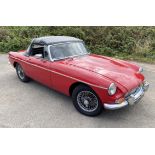 AMENDED ESTIMATE: 1966 MGB Roadster. Registration number: LPA 350D - MOT and tax exempt being a