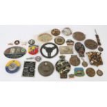 Collection of various continental and other motoring related badges and medallions (quantity)