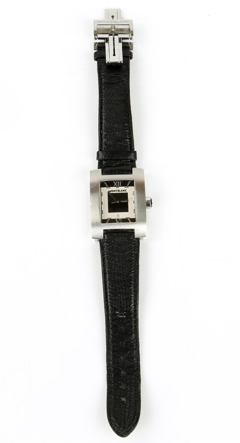 Mont Blanc, A Gentleman's stainless steel wristwatch, the signed dial with Roman numeral hour - Image 3 of 4