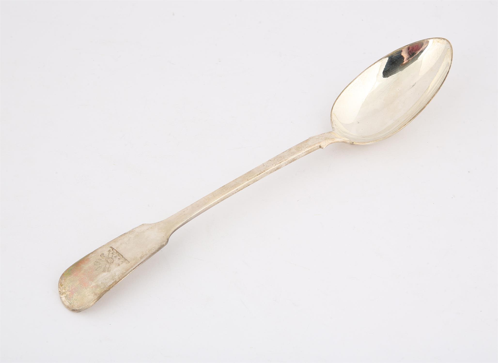 Victorian silver fiddle pattern gravy spoon, 5 ozs 154 grams SILVER COLLECTION OF SIR RAY