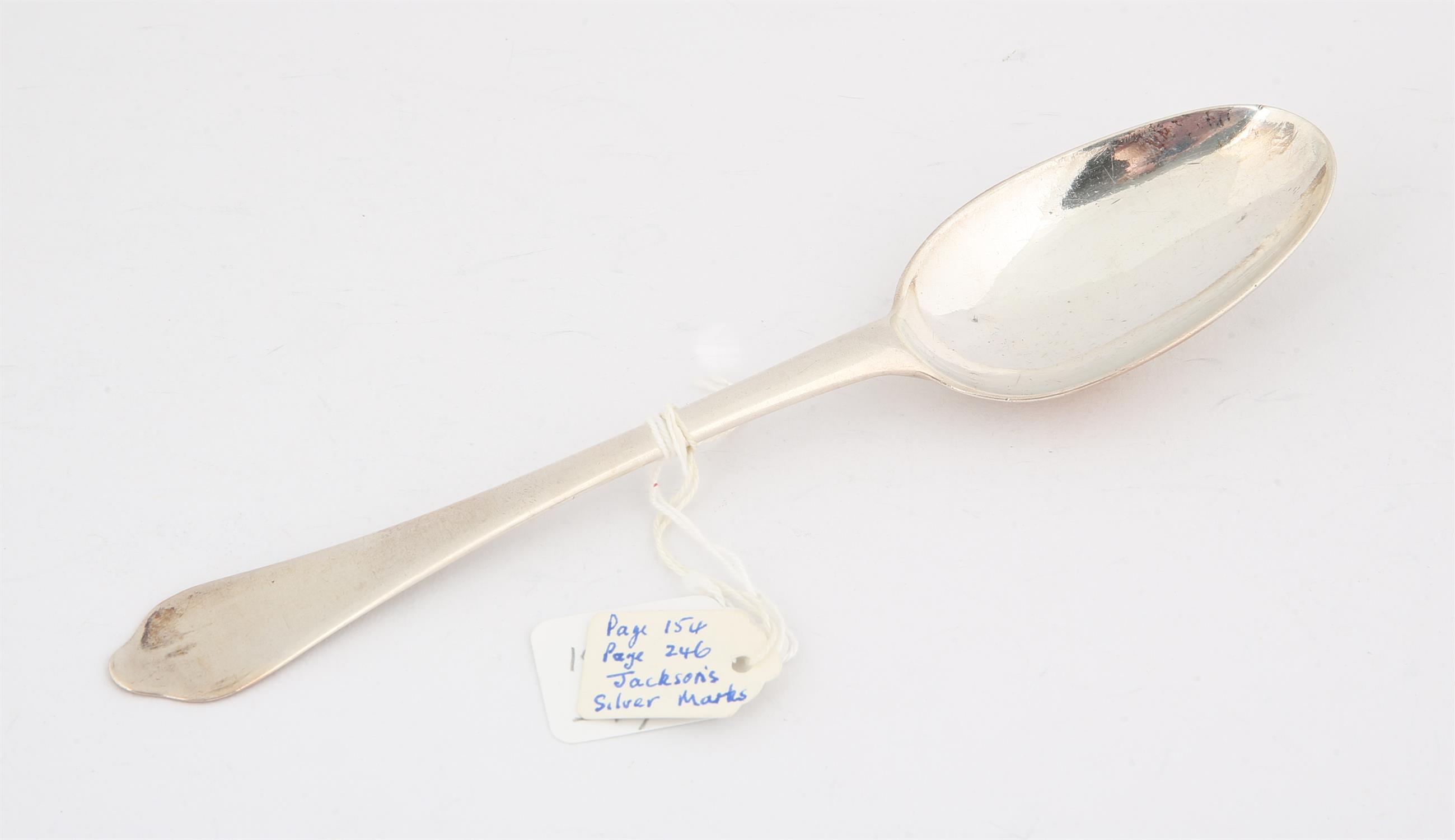 Late 17th century dog nose silver spoon, possibly by Benjamin Watts SILVER COLLECTION OF SIR RAY - Image 3 of 4
