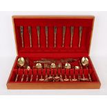 Various cased sets of plated cutlery SILVER COLLECTION OF SIR RAY TINDLE CBE DL 1926-2022 The