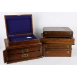 A collection of silver and other boxes (empty) SILVER COLLECTION OF SIR RAY TINDLE CBE DL