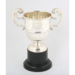 George V silver trophy cup, engraved, "Section shooting cup "A"second Bn Devon Regiment ,