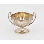 George V silver two handled oval sugar bowl, 5 ozs 158 grams SILVER COLLECTION OF SIR RAY TINDLE