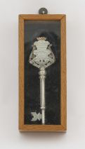 Of Guildford interest, presentation silver key "Presented to the Mayor of Guildford...
