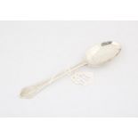 Silver dog nose spoon (marks rubbed but probably circa 1700) SILVER COLLECTION OF SIR RAY TINDLE