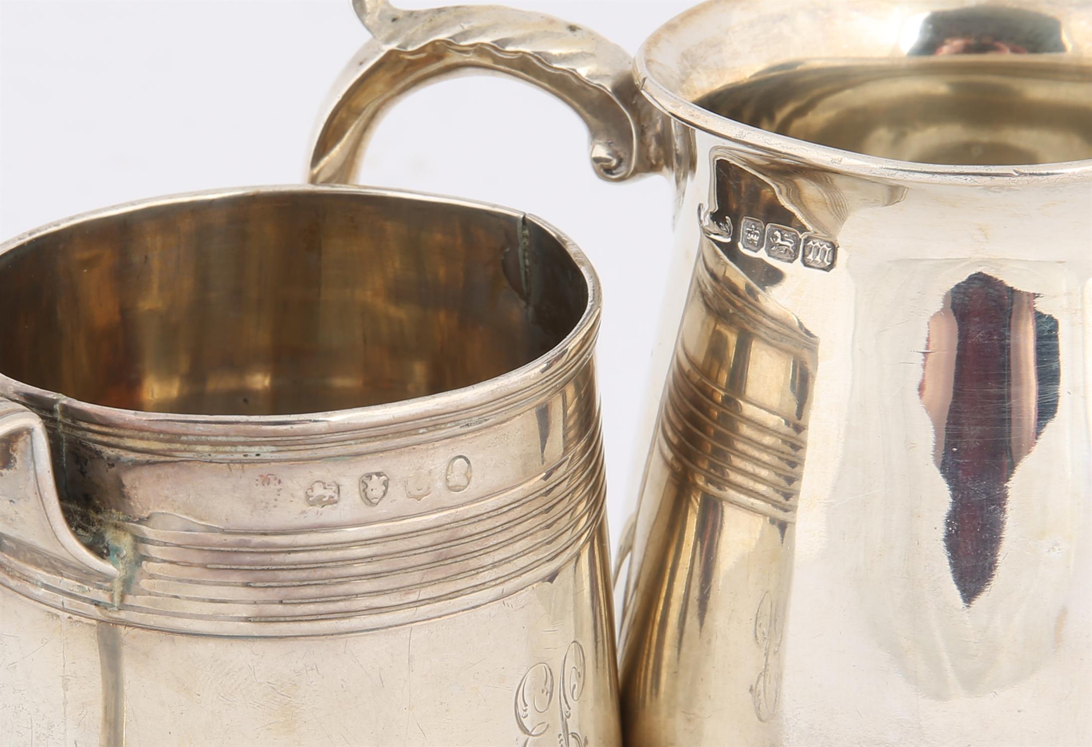 Two silver Christening mugs, 6.3 ozs. 196 grams SILVER COLLECTION OF SIR RAY TINDLE CBE DL - Image 2 of 2