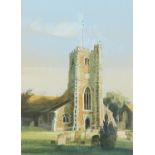 Peter Newcombe (British, b. 1943), The Church of St Mary the Virgin, Monken Hadley,