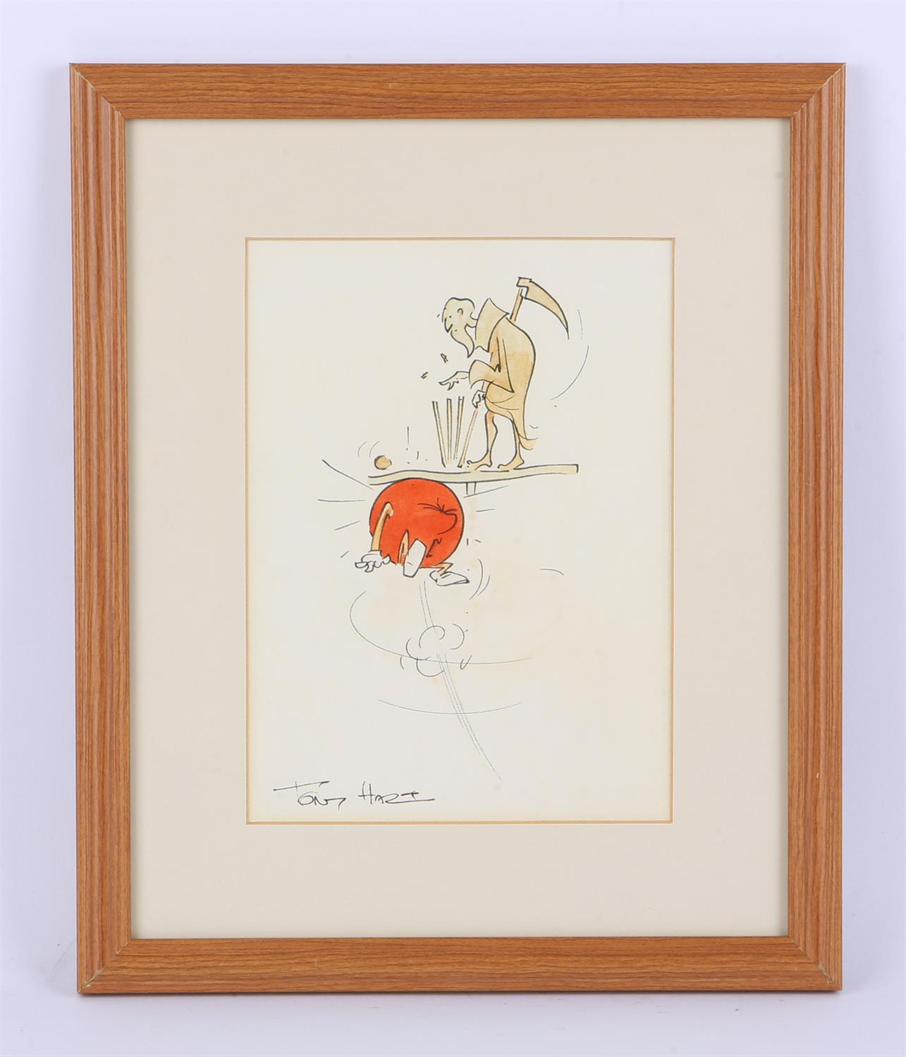 § Tony Hart (British, 1925-2009), cartoon illustration for Billy Bouncer, ink and watercolour on