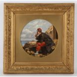 AMENDED DESCRIPTION - Manner of Horace Vernet (French, 1789-1863), depicting an officer smoking a