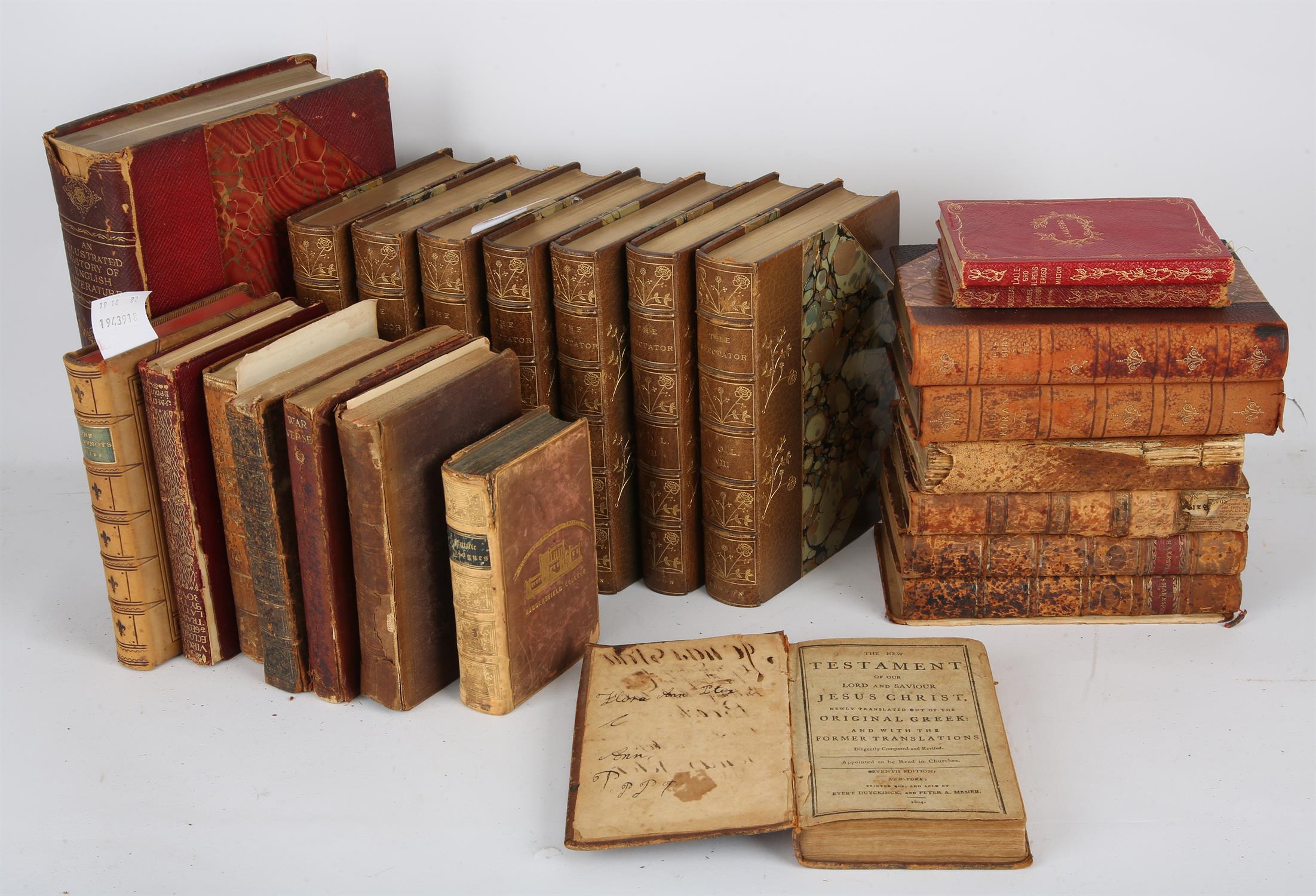 Antiquarian books, to include: 'The Works of Shakespear [sic]', vols. 3 and 7 only, Edinburgh,