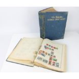Two Ideal Stamp Albums with World Stamps Mint and Used up to 1936 with Great Britain and British