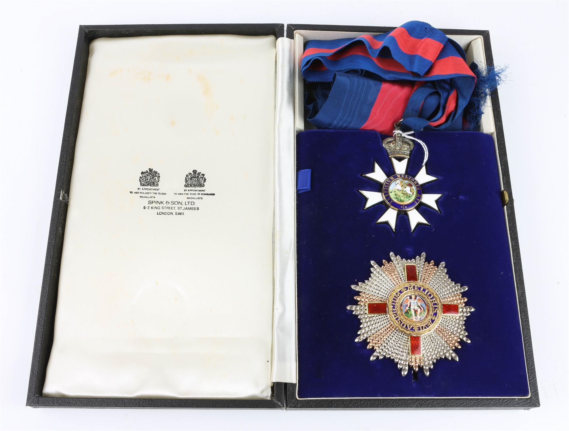 The Most Distinguished Order of St. Michael and St. George, G.C.M.G., Knight Grand Cross star and - Image 2 of 4
