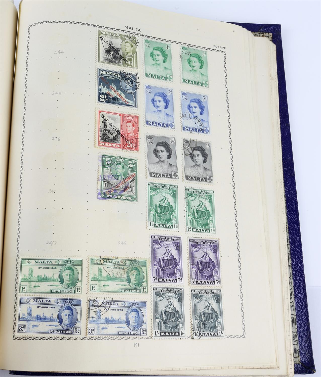 Triumph Albums(2) together with two further albums, Great Britain, British Commonwealth George VI, - Image 3 of 5