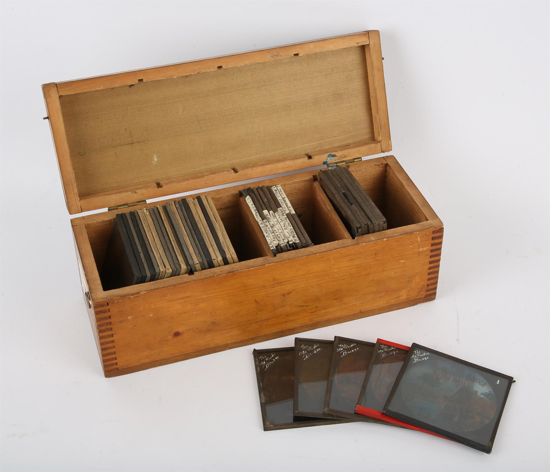 Collection of 41 Magic Lantern slides including 7 slides of 'Little Red Riding Hood', - Image 2 of 2