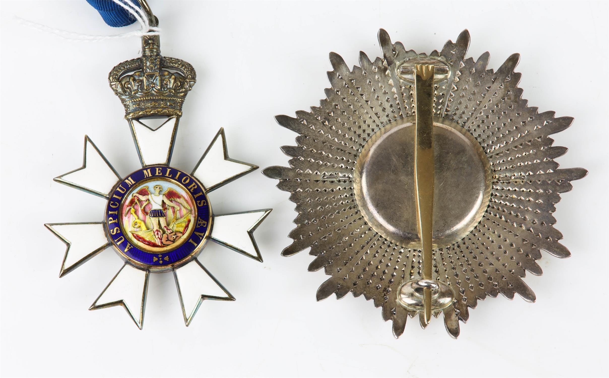 The Most Distinguished Order of St. Michael and St. George, G.C.M.G., Knight Grand Cross star and - Image 3 of 4