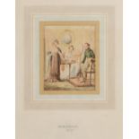 William Marshall Craig (British, c.1765-1834), interior scene with two ladies and a gentleman
