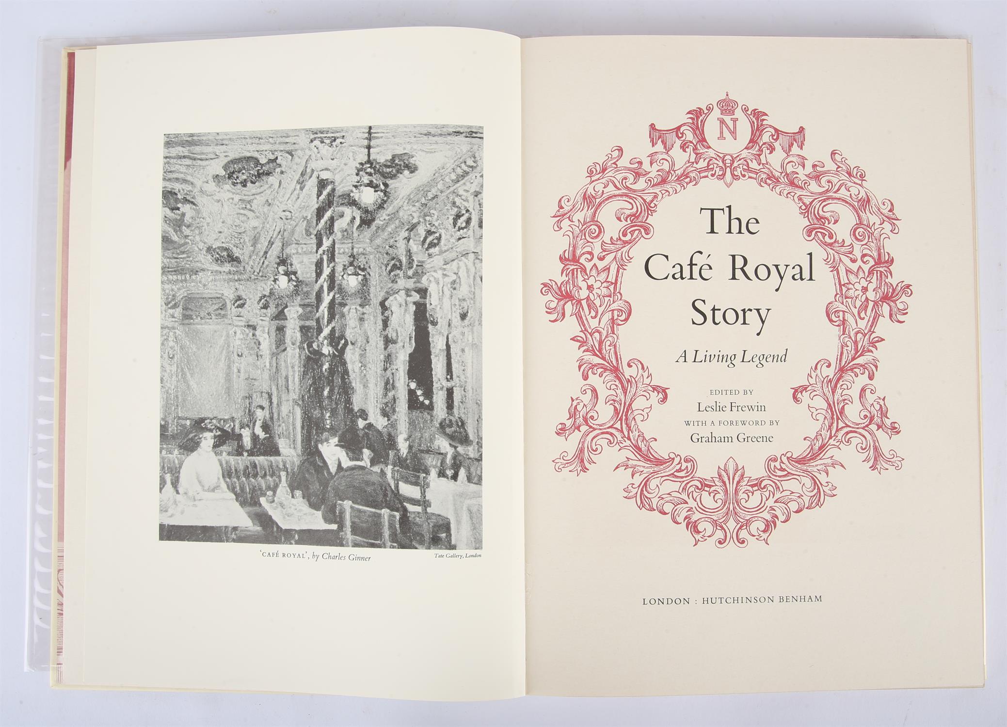 Leslie Frewin (ed.), 'The Cafe Royal Story: A Living Legend', with a foreword by Graham Greene, - Image 2 of 2